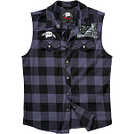 Brandit 61037-12028-4XL Рубашка без рукавов Ozzy Черный Black / Grey / Charcoal 4XL