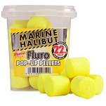 Dynamite baits 34DBDY870 Marine Halibut Pop-Up Pellets Желтый Yellow Fluro 22 mm 