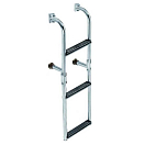 Купить Forniture nautiche italiane 3030104 Нержавеющая сталь 4 Ступенчатая лестница Silver 104 x 27 cm 7ft.ru в интернет магазине Семь Футов