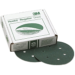 3M 71-00612 Green Corps Hookit Regalite Dust Free Диски 80Э 6´´ 25 Единицы Зеленый Green