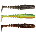 Savage gear SVS76929 Gobster Shad Мягкая приманка 115 mm 16g 40 единицы Green Pearl Yellow