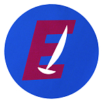 Эмблема класса "Европа" из самоклеящейся ткани Bainbridge INS007BR пара синяя/красная