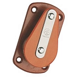 Talamex 65426013 Горизонтальный блок Hye Tufnol с одним роликом и фиксированной щекой Коричневый Red 13 mm