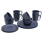 Outwell 651291 Набор столовых приборов Delish 2 Pax Navy Night