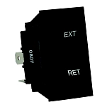 Jr products 342-13635 переключатель джек 12V Черный Black