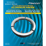 Martyr anodes 194-CM3584442KITA Volvo Penta 4-Blade Комплект алюминиевых анодов Серый Grey