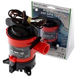 Johnson pump 32-1650-01 L650 50L/min 12V 17A Погружной насос Красный Red / Black 70 x 112 mm