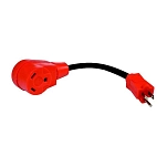 Dometic 800-a101550vp Стандартный переходник-косточка для кабеля Red / Black 38x17x9 15A Male/50A Female