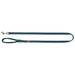 Trixie 200132 поводок для собак Premium 15 mm  Petrol Blue XS–S