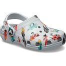 Купить Crocs 210992-1nn-c9 Деревянные башмаки Classic Race Cars Graphic Mirage / Multi 35x25x15 EU 25 7ft.ru в интернет магазине Семь Футов