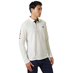 Helly hansen 34243_002-XL Поло с длинным рукавомным рукавом Skagerrak Quikdry Rugger Белая White XL