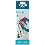 Kinetic F172-189-039 Sabiki Scandic Рыболовное Перо  Pearl Classic