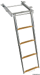 Выдвижная лестница с салазками Top Line 4 ступеньки, Osculati 49.547.04