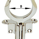 Уключина из хромированной латуни 50 x 12 мм, Osculati 34.433.00 для всех типов лодок