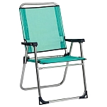Alco 637ALF-0030 стул (stul) Fixed Aluminum Beach 57x89x60 cm Зеленый Green