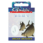 Gamakatsu 140115-01000-00016-00 Booklet Bream 1310N Палатка Крюк 0.160 Mm 45 см Белая Nickel 10 
