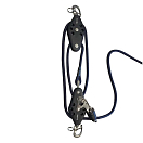 Купить Barton marine 7803900 Vang 400Kg Шкив  Black 400 x 100 x 70 mm 7ft.ru в интернет магазине Семь Футов