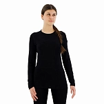 Icebreaker 104387001xl Базовый слой с длинным рукавом 260 Tech Crew Merino Black 30x25x3