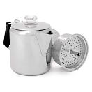 Купить Gsi outdoors 65206 Glacier Нержавеющая сталь 6 чашка Кофе Перколятор С Силикон ручка Silver 7ft.ru в интернет магазине Семь Футов