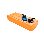 Бак сточный Can-SB 01.4604 61л 950х390х290мм шланг Ø38мм с насосом 12В 19л/мин горизонтальный из полиэтилена желтый