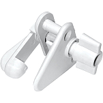 T-h marine 232-GL2DP Защелка ворот для Pontoon S Белая Grey