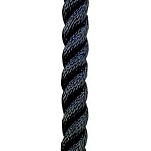 Poly ropes POL1210041720 85 m Улучшенная веревка из полиэстера Черный Black 20 mm 