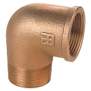 Купить Guidi 0092b.200007 угольник 90º наружный внутренний соединитель Bronze 12x10x10 1 1/4´´ 7ft.ru в интернет магазине Семь Футов