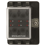 Talamex 14439206 Flat Fuseholder 6 Fuses Черный  Black