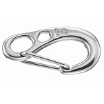 Plastimo 409789 Карабин пожарного из нержавеющей стали Серебристый Grey 120 mm 