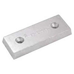 Martyr anodes ANO1708 Болт на аноде из цинковой пластины  Grey 130 x 50 x 17 mm