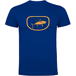 Kruskis CA65500205C074 Футболка с коротким рукавом Fresh Tuna Голубой Royal Blue M