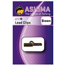 Купить Ashima fishing ASLCB Свинцовые зажимы  Brown 7ft.ru в интернет магазине Семь Футов