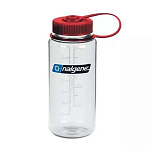 Nalgene NL6820210335 Широкий рот Sustain 500 ml бутылка Transparent / Red