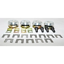 Купить Bukh 023D9402 DV36/48 Эластичный подшипник 4 единицы Silver / Gold 7ft.ru в интернет магазине Семь Футов