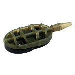 Maver 432045 Large Method Кормушка фидерная прикормочная  Green 45 g