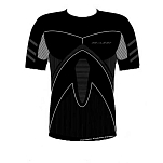 MASSI 41426 Базовый слой с коротким рукавом Thermetic Evolution Carbon Черный Black S