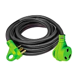 Fultyme rv 590-2995 Удлинитель 7.62 m 125V Зеленый Black / Green 30A