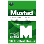 Mustad 57299 Extra 515 NI Крюк Серебристый  Nickel (10 pcs) 6 (150 cm) 