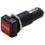 Seachoice 50-12611 SQ Panel Mount Fuse Holder Черный  Black