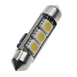Dixplay 612830 10-30V 10x37 mm Светодиодная лампа для шаттла Grey 52 Lumens