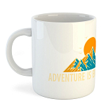 Kruskis 42611C164 Adventure Is Everything Кружка 325ml Белая White