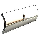 Taco metals 236-S114650P12 Круглая трубка из нержавеющей стали Серебристый Silver 2.54 cm