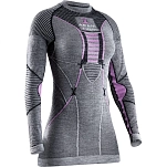 X-BIONIC ap-wt06w19w-b343-xs Базовый слой с длинным рукавом Apani 4.0 Merino Black / Grey / Magnolia 35x25x3