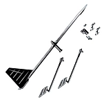 Shakespeare antennas yhi Флюгер для антенны V tronix Hawk Silver 25x12x12