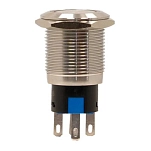 Pros npe-737-npe Синяя антивандальная кнопка 12V Black 10x10x6