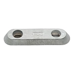 Recmar rec8113al пластинчатый анод алюминий Vetus 247x63 mm Grey 8x10x25
