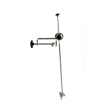 Pike n bass 409150 Крепление преобразователя 100 Cm Черный Grey