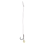 Mikado HMFB2805G-10DB крючок с бородкой MF Bait Band  Grey 10