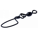 Купить Carp spirit 34CSACT290005 Clip Вертлюги Черный  Black 100 kg  7ft.ru в интернет магазине Семь Футов