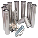 Купить Nordisk 149036 Torden Chimney Pipe Set Серебристый  Silver 7ft.ru в интернет магазине Семь Футов